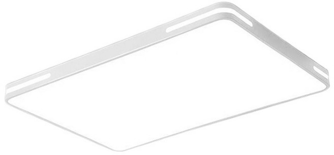 LED長方形客廳吸頂燈, 90cm節能款【96W】遙控