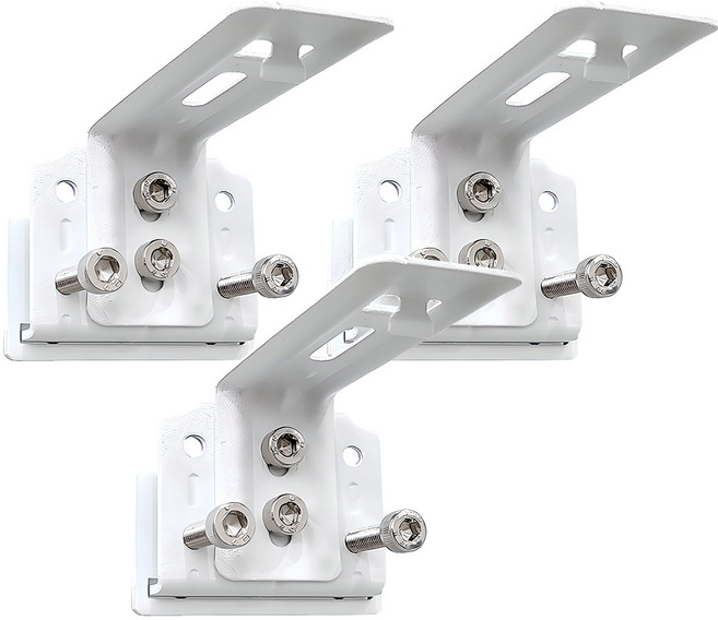 빛고운창 무타공 브라켓, 화이트, 3개