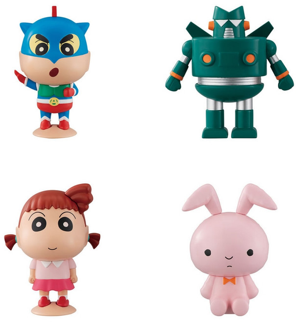 BANDAI 蠟筆小新造型扭蛋P5環保扭蛋 全4款, 1個, 整套 15Z