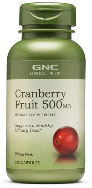 GNC 健安喜 蔓越莓萃取膠囊 500mg, 100顆, 1罐