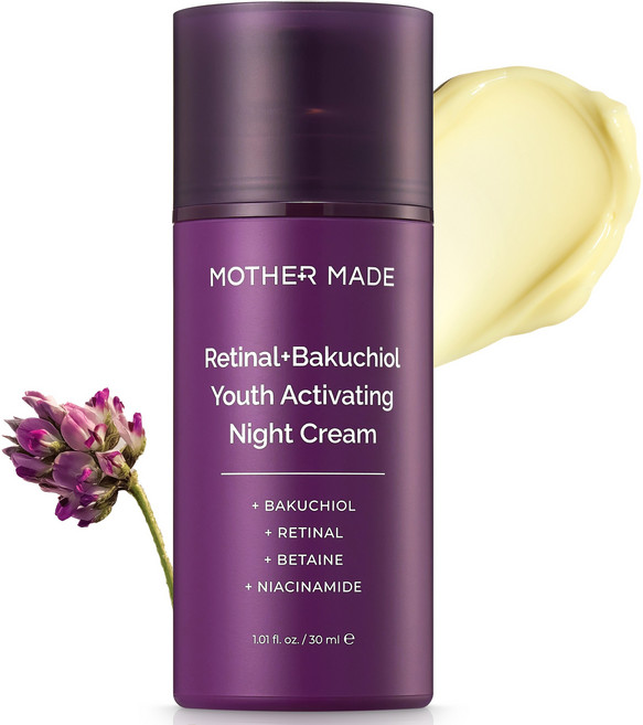 마더메이드 바쿠치올 레티날 레티놀 비타민A 나이트 크림 탄력크림 콜라겐 아이크림 안티에이징 눈가주름 주름개선, 1개, 30ml