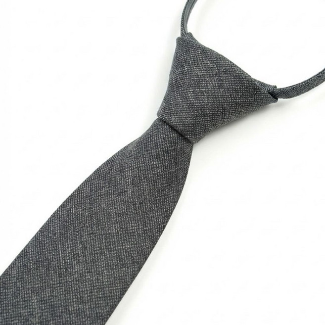 누아벨 남자 고급 자동 넥타이 8cm