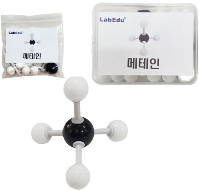 메테인 탄소 수소 결합 분자구조모형 만들기키트 실험재료 과학한마당 융합사고 중등, 1세트
