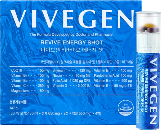 바이브젠 리바이브 에너지 샷, 1개, 4회분 - 쿠팡