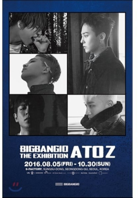 빅뱅 BIGBANG10 THE EXHIBITION: A TO Z 포스터 세트, 0CD