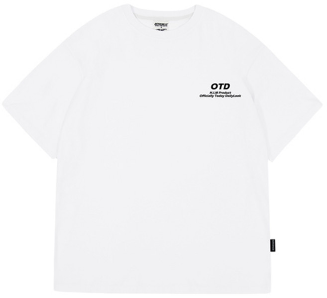 오티디 프리미엄 남녀공용 오버핏 16수 오티디 반팔 티셔츠