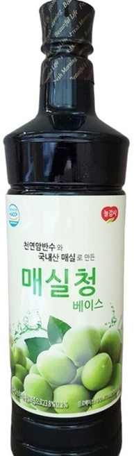 희석용 매실청(광야식품 970ml 1k) 고농축 원액 매실 음료수용, 1개