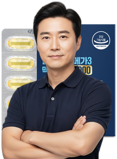 초임계알티지오메가3 2000mg 고함량 영양제 성인용 60캡슐, 1개, 상세페이지 확인