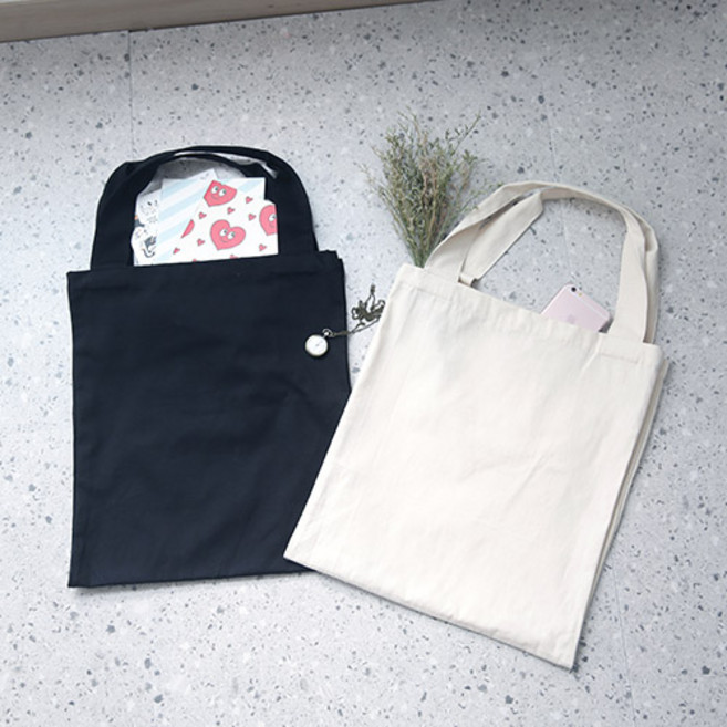 빅사이즈 듀얼 캔버스 에코백 2개