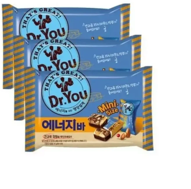 오리온 닥터유 에너지바 미니 200g x3개, 1개