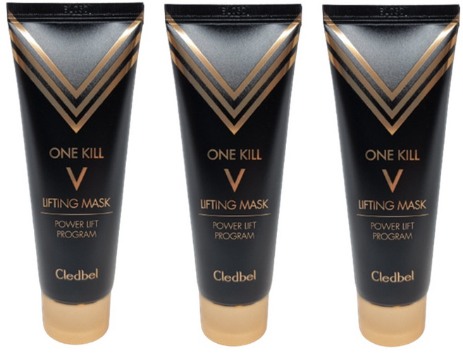 끌레드벨 원킬 브이 실 리프팅 마스크, 3개