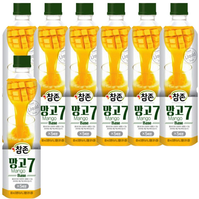 참존식품 망고7 원액 주스, 7개, 835ml