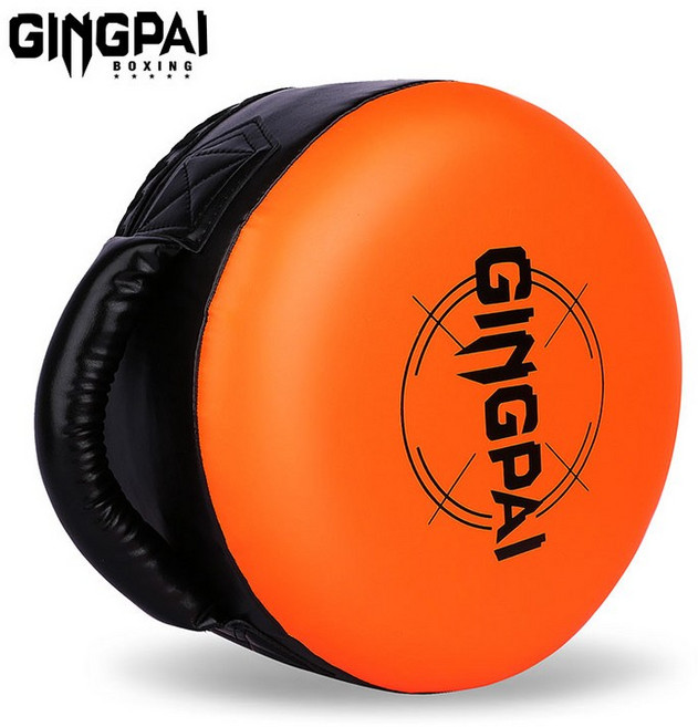 복싱 샌드백 GINGPAI 펀치 MMA 라운드 스트라이크 타겟 훈련 마우이 타이 빅 포커스 펀칭 미트, orange, 1개