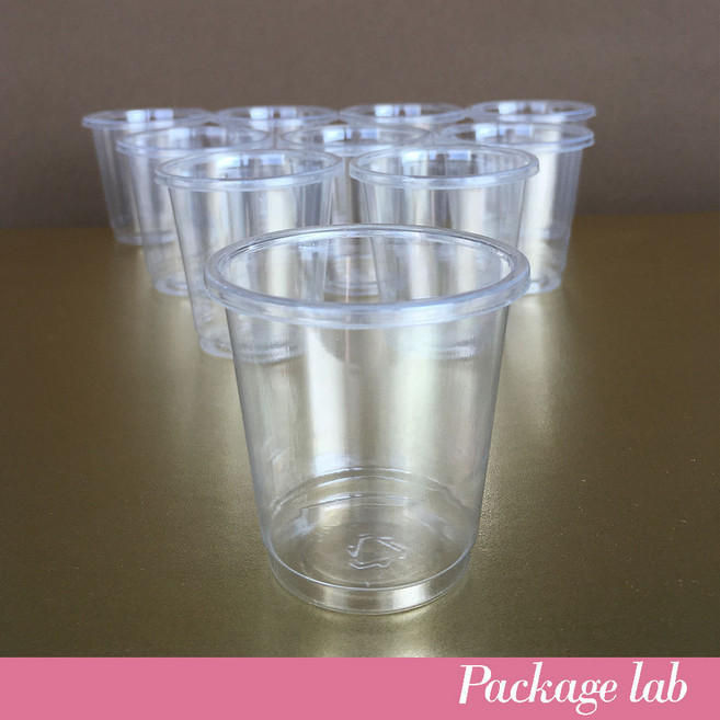 패키지랩/PS 2온스 투명컵 /뜨거워도 좋아/소주컵/시음컵/삽목화/58ml/[53파이/100개], 1개, 58ml