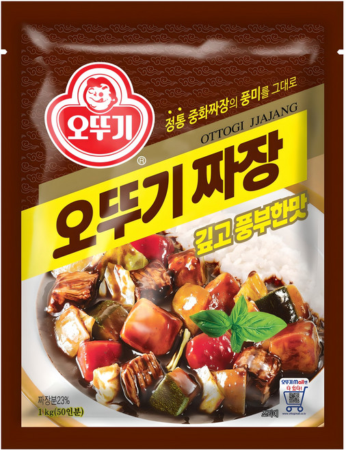 오뚜기 짜장 깊고 풍부한맛 과립형, 1kg, 1개