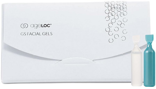 Nu 스킨 에이지LOC 갈바닉 스파 페이셜 젤 피부 탄력 리프팅 및 젊음을 위한 2단계 젤 시스템 1팩, 1.08 Fl Oz (Pack of 1)