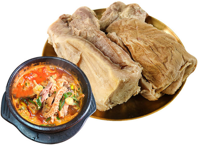 [대국맛짱] 쫄깃한 삶은 막내장 (통) 소내장 내장탕 (일요일&당일발송), 500g, 1개