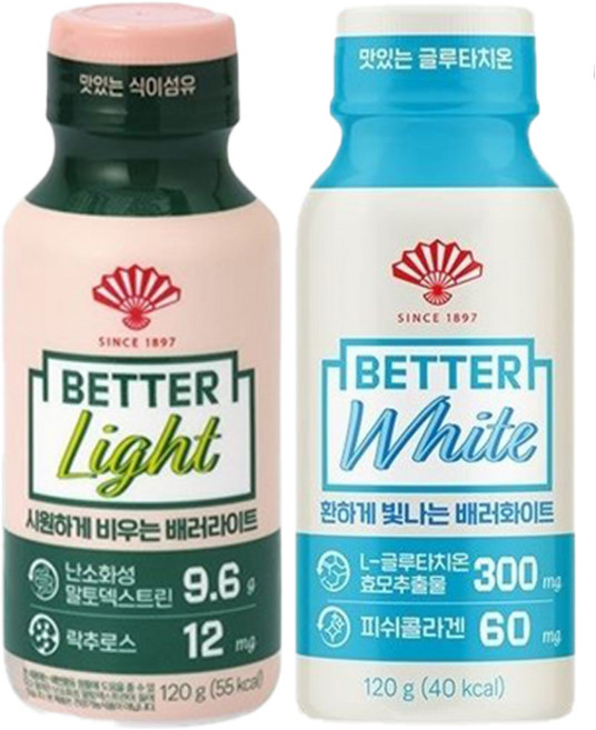 동화약품 배러라이트 120ml 5개 + 배러화이트120ml 5개 총10개, 10개