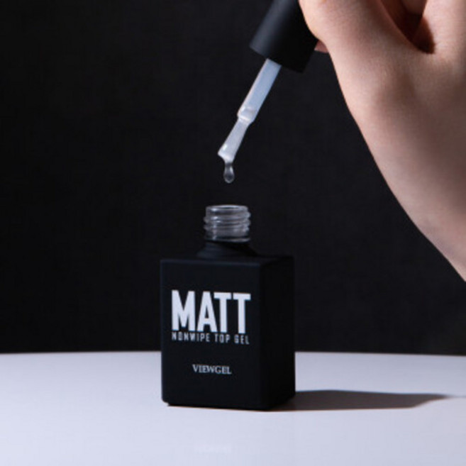 뷰젤 벨벳 매트 탑젤, 1개, 10ml, 투명