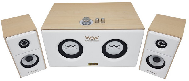 OZAKI RW600 藍牙全功能重低音喇叭（電腦可用）, 白