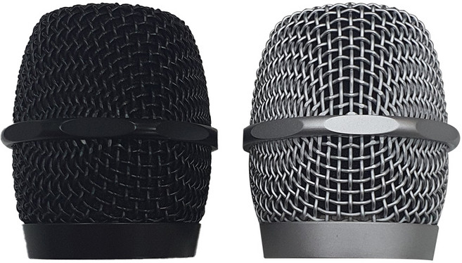 TJ미디어 무선마이크망, 은색