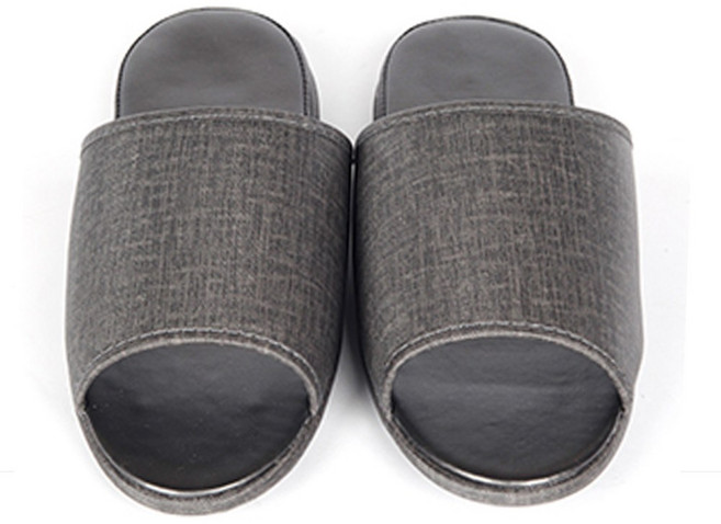 신그레이 객실화 모텔 슬리퍼 실내화 린넨실내화 거실화 호텔 레자 인조가죽, 1개