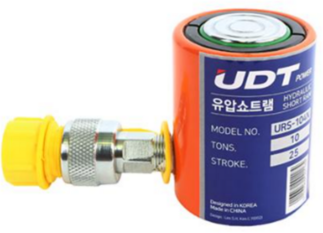 UDT 유압쇼트램 유압작기 쟈키 램 자키 10톤 URS-104N, 1개