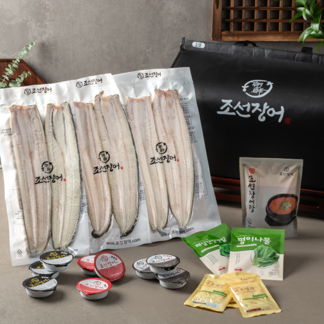 조선장어 국내산 자포니카 초벌 민물장어 선물세트, 1세트, 3kg