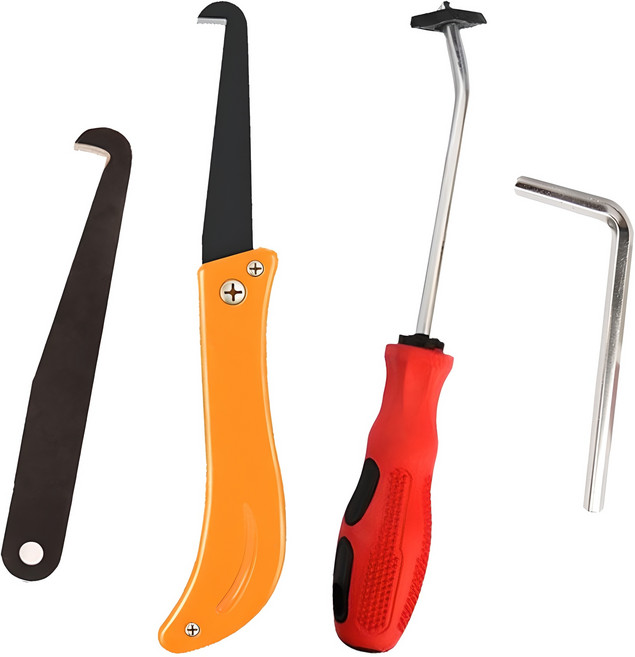 줄눈청정 타일줄눈제거기 3종 스크래퍼, 1세트