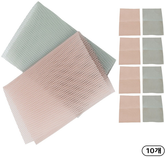 크린라이프 메쉬수세미10P, 1세트, 10개