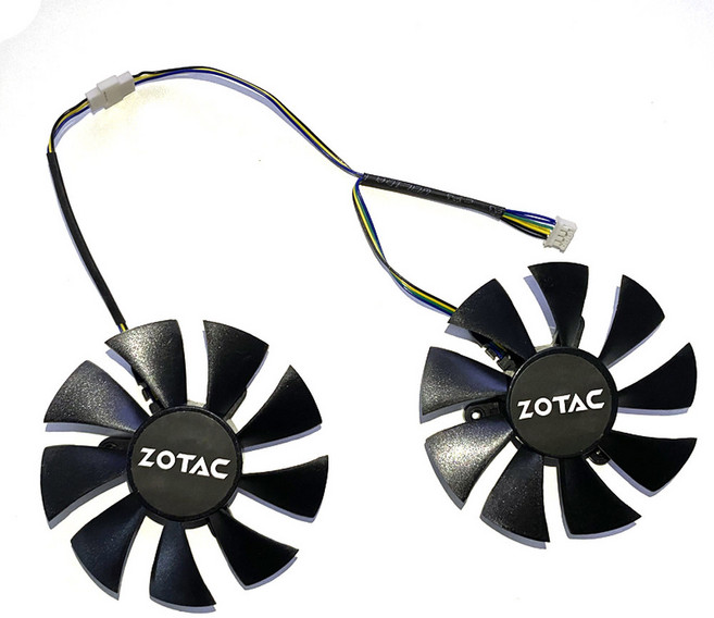슈퍼 GA92S2U 비디오 미니 1660Ti 그래픽 DIY 팬 4 GeForce 2060 카드 Zotac 1660 핀 RTX GPU 2070 GTX 85mm GA92A2H 냉각, DIY FAN, 01 DIY FAN
