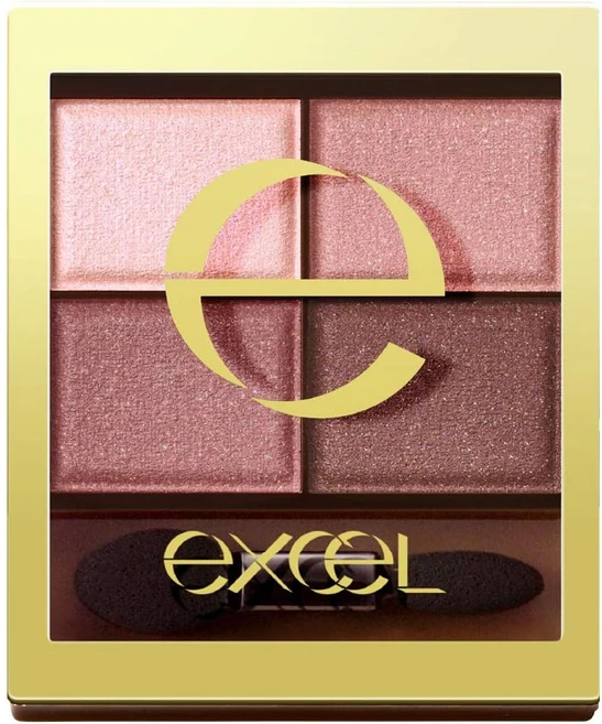 엑셀 스키니 리치 아이섀도우 4색 팔레트 쉐도우 [SR10 피오니 브라운], 피오니 브라운, 1개 - 쿠팡