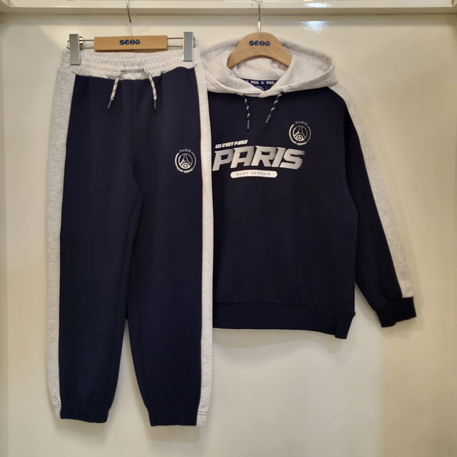 에스핏 얇은 봄 가을 트레이닝 세트@@후드 티+조거 팬츠@@PSG 중앙형 세트 TR SJZ101MKTR70 뉴코아 울산점