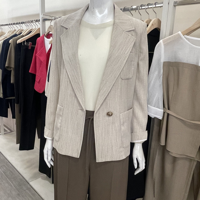 케이엘 KL 도호 여름 홑겹 베이직 라이트베이지 jk25pe91OO