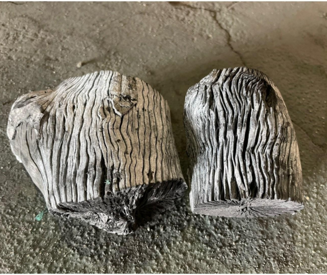 큐레스 3중 방습 국산 참나무 장작, 5kg, 2개