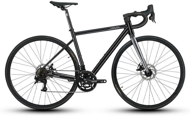 JAVA JIAWOWO 자바볼라타 입문용 가성비 로드 자전거, 4. L (추천 177-183 CM), 블랙, 1개