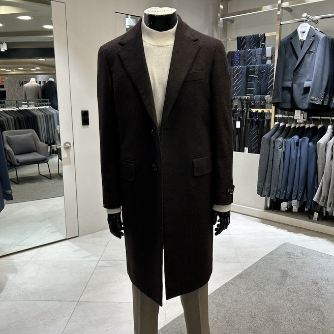 파렌하이트 24FW 캐시미어 100 체스터 코트 FJLAX7131_BRD