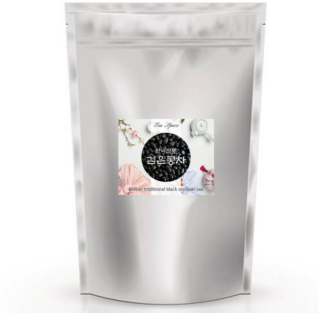 [티스페이스] 순수 한국 전통차 프리미엄 검은콩차 50티백 카페용 업소용, 1.3g, 50개입, 1개