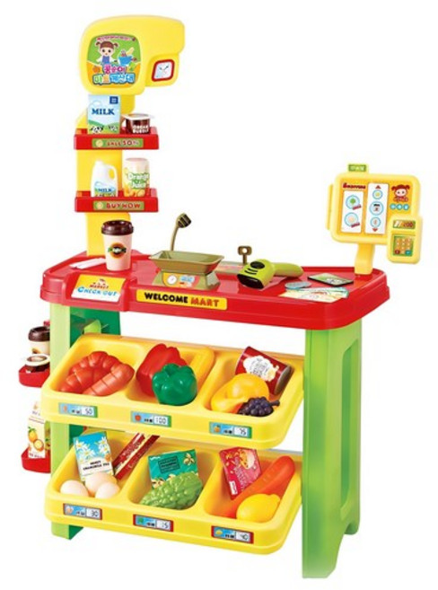 콩순이 마트 계산대 놀이 세트, 혼합색상, 5세트