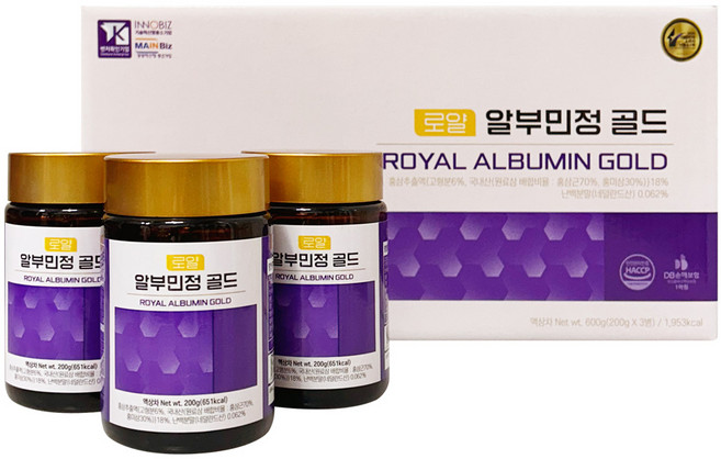 더존건강 로얄 알부민정 골드 알부민 홍삼 영양제, 1개, 600g