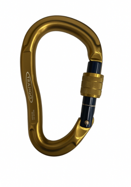 트랑고 TCHK-01 키 락 잠금 카라비너 잠금비너, 1개, 브라운