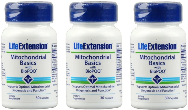 라이프 익스텐션 (Life Extention) 미토콘드리아 베이직 30 캡슐 X 3개, 90캡슐, 1세트, 30정 - 쿠팡