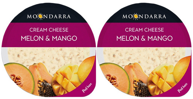 서울우유 문다라 멜론앤망고 크림치즈 110g x 2개, 1세트, 220g