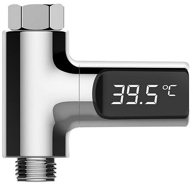 호텔납품용 샤워물온도계 샤워기온도계 욕조온도 수돗물온도 아기목욕물온도계 샤워수전 욕실수전 욕실인테리어용품, 1개