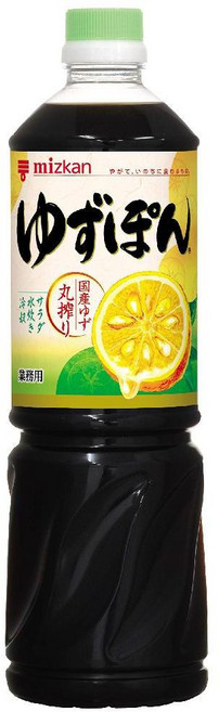 일본 미쓰칸 유자폰 600ml 폰즈, 1.0 리터 (x1)