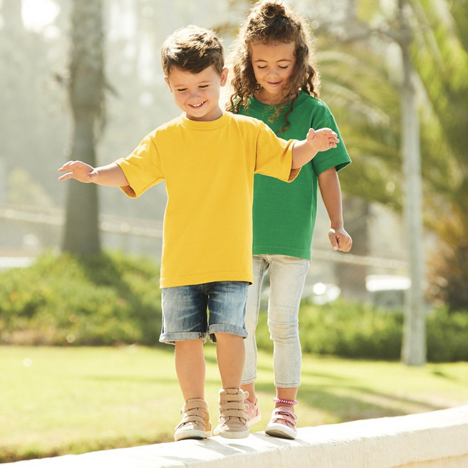 트리플에이 18수 키즈 무지 아동 유아 아기 주니어 애기티 반팔티 (3~8세)