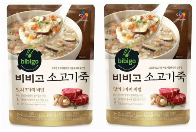 CJ제일제당 비비고 소고기죽 420g 10개 햇반 소프트밀