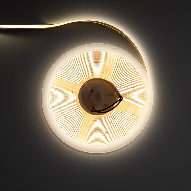 런던라이팅 LED COB 프리컷팅 스트립라이트 라인바 간접 줄조명 10M 24V 12W, 1개, 4000K 주백색