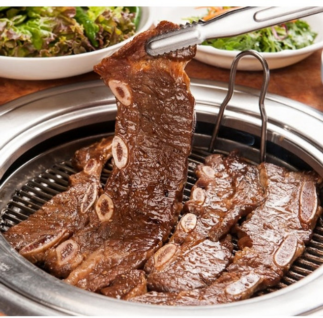 국내산 돈갈비 달달한 LA식 양념갈비 1kg, 1세트