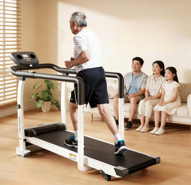 홈트 접이식 런닝 워킹 머신 패드 재활 노인 걷기 보행 어르신 근력 증진 가정용 병원용, 올인원 가정용 초광폭 러닝머신 1 14KM, 기본 모델명/품번